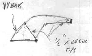 Mac's sketch of the hard top.