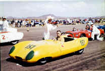 Leon Miller & wife, with WB in 1958.  Photo courtesy of Bob Miller.