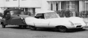 The car behind is a Bond 3-wheeler.